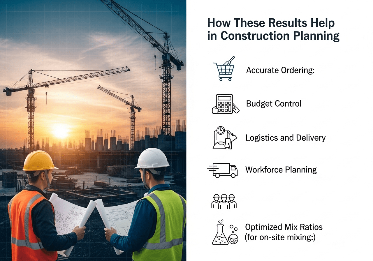 How These Results Help in Construction Planning: