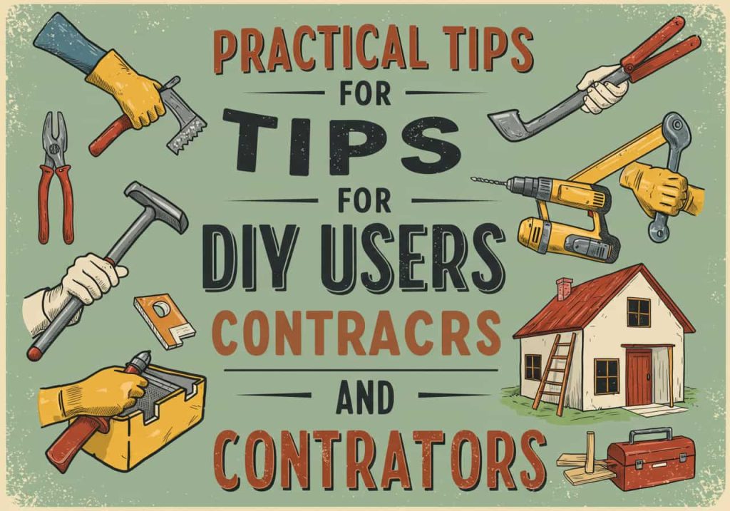 Practical Tips for DIY Users and Contractors